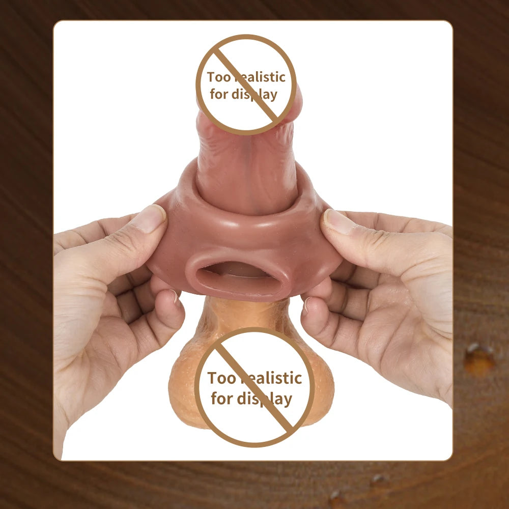 Realistische Penis Erweiterung Cock Sleeve