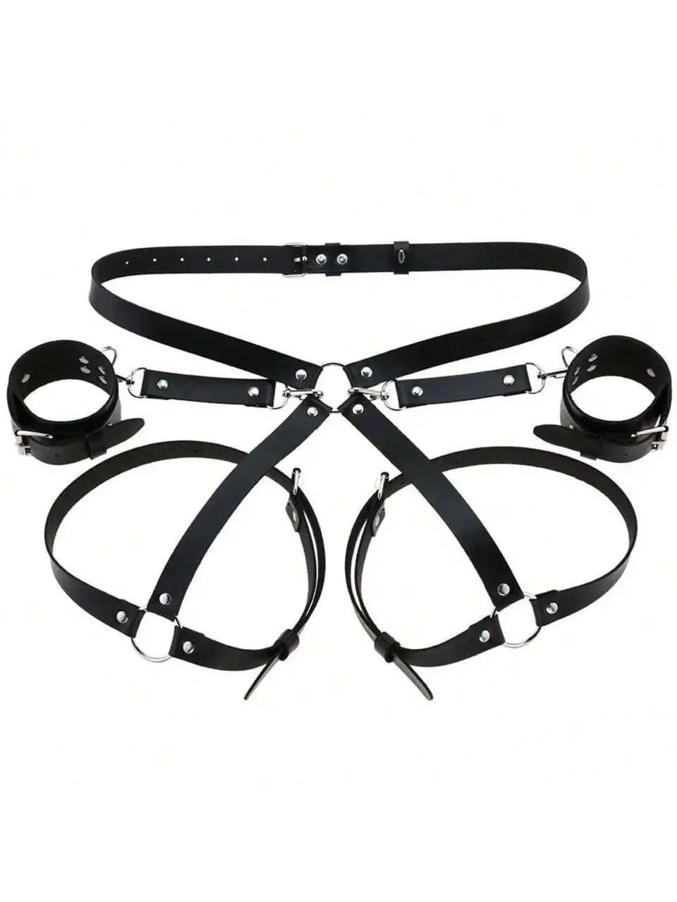 Leder BDSM Kit Handschellen