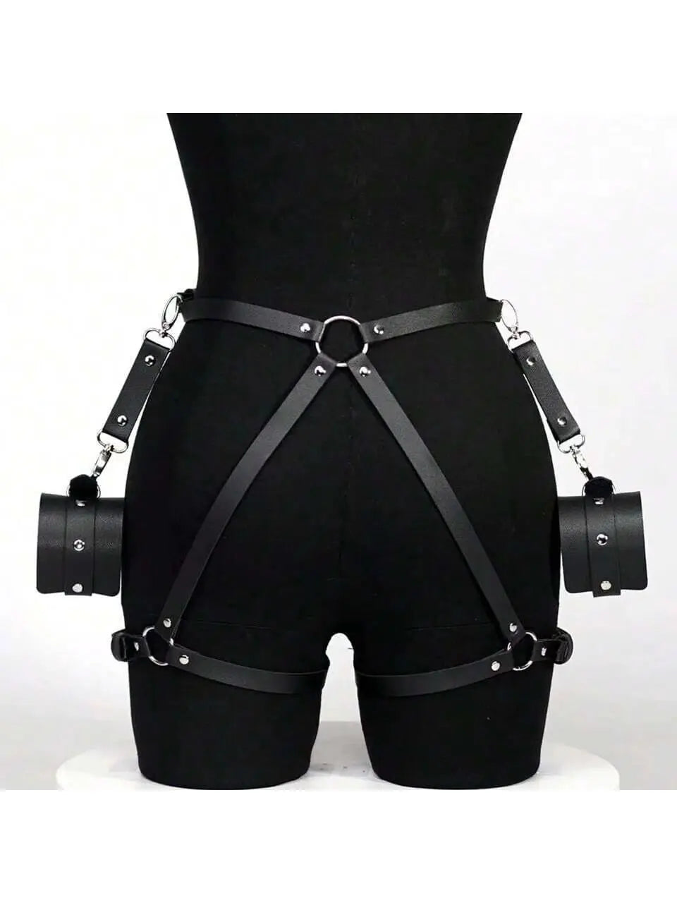 Leder BDSM Kit Handschellen